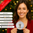 Load image into Gallery viewer, Cavapoo Puppy Christmas Ornament | Personalized