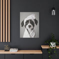 Load image into Gallery viewer, Custom Dog ArtAussiedoodle Bathroom Canvas – Luxurious Bath Decor for Dog Lovers