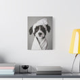 Load image into Gallery viewer, Custom Dog ArtAussiedoodle Bathroom Canvas – Luxurious Bath Decor for Dog Lovers
