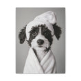 Load image into Gallery viewer, Custom Dog ArtAussiedoodle Bathroom Canvas – Luxurious Bath Decor for Dog Lovers