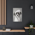 Load image into Gallery viewer, Custom Dog ArtAussiedoodle Bathroom Canvas – Luxurious Bath Decor for Dog Lovers