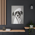 Load image into Gallery viewer, Custom Dog ArtAussiedoodle Bathroom Canvas – Luxurious Bath Decor for Dog Lovers