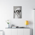 Load image into Gallery viewer, Custom Dog ArtAussiedoodle Bathroom Canvas – Luxurious Bath Decor for Dog Lovers
