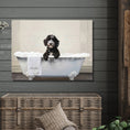 Load image into Gallery viewer, Custom Dog ArtAustralian Doodle Dog Bathtub Art | Personalized Dog Portrait