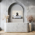 Load image into Gallery viewer, Custom Dog ArtAustralian Doodle Dog Bathtub Art | Personalized Dog Portrait