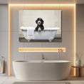 Load image into Gallery viewer, Custom Dog ArtAustralian Doodle Dog Bathtub Art | Personalized Dog Portrait