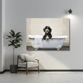 Load image into Gallery viewer, Custom Dog ArtAustralian Doodle Dog Bathtub Art | Personalized Dog Portrait