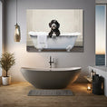 Load image into Gallery viewer, Custom Dog ArtAustralian Doodle Dog Bathtub Art | Personalized Dog Portrait