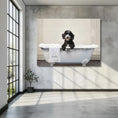 Load image into Gallery viewer, Custom Dog ArtAustralian Doodle Dog Bathtub Art | Personalized Dog Portrait