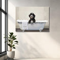 Load image into Gallery viewer, Custom Dog ArtAustralian Doodle Dog Bathtub Art | Personalized Dog Portrait