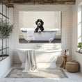 Load image into Gallery viewer, Custom Dog ArtAustralian Doodle Dog Bathtub Art | Personalized Dog Portrait