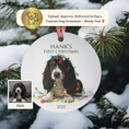 Load image into Gallery viewer, Custom Dog ArtBasset Hound Christmas Ornament | Personalized