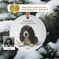 Load image into Gallery viewer, Custom Dog ArtBasset Hound Christmas Ornament | Personalized