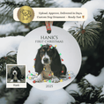 Load image into Gallery viewer, Custom Dog ArtBasset Hound Christmas Ornament | Personalized