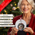 Load image into Gallery viewer, Custom Dog ArtBernedoodle Christmas Ornament | Personalized