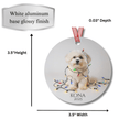Load image into Gallery viewer, Custom Dog ArtBichon Frise Christmas Ornament | Personalized