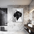 Load image into Gallery viewer, Custom Dog ArtBlack Goldendoodle Bathroom Canvas – Luxurious Bath Decor for Dog Lovers