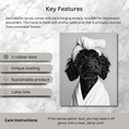 Load image into Gallery viewer, Custom Dog ArtBlack Goldendoodle Bathroom Canvas – Luxurious Bath Decor for Dog Lovers