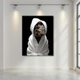 Load image into Gallery viewer, Custom Dog ArtBlack Goldendoodle Spa Canvas Wall Art - Pampered Pup Bathroom Decor