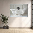 Load image into Gallery viewer, Custom Dog ArtBlack Lab Bathtime Bliss: Pampered Pup Art Print