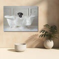 Load image into Gallery viewer, Custom Dog ArtBlack Lab Bathtime Bliss: Pampered Pup Art Print