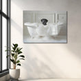 Load image into Gallery viewer, Custom Dog ArtBlack Lab Bathtime Bliss: Pampered Pup Art Print