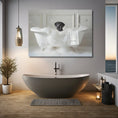 Load image into Gallery viewer, Custom Dog ArtBlack Lab Bathtime Bliss: Pampered Pup Art Print