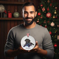 Load image into Gallery viewer, Custom Dog ArtBlack Lab Christmas Ornament | Personalized