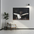 Load image into Gallery viewer, Custom Dog ArtBlack Lab Puppy Bathtub Art - Personalized Dog Bath Art