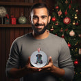 Load image into Gallery viewer, Custom Dog ArtBlack Lab Puppy Christmas Ornament | Personalized