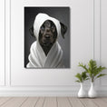 Load image into Gallery viewer, Custom Dog ArtBlack Lab Wall Art - Dog Bathroom Decor