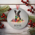 Load image into Gallery viewer, Custom Dog ArtBoston Terrier Christmas Ornament | Personalized