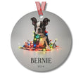Load image into Gallery viewer, Custom Dog ArtBoston Terrier Christmas Ornament | Personalized