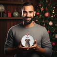 Load image into Gallery viewer, Custom Dog ArtBoxer Dog Christmas Ornament | Personalized