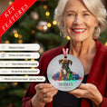Load image into Gallery viewer, Custom Dog ArtBoxer Lab Puppy Christmas Ornament | Personalized
