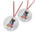 Load image into Gallery viewer, Custom Dog ArtBrussels Griffon Christmas Ornament | Personalized