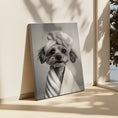 Load image into Gallery viewer, Custom Dog ArtCavapoo Bathroom Canvas – Luxurious Bath Decor for Dog Lovers
