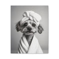 Load image into Gallery viewer, Custom Dog ArtCavapoo Bathroom Canvas – Luxurious Bath Decor for Dog Lovers