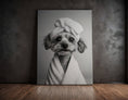 Load image into Gallery viewer, Custom Dog ArtCavapoo Bathroom Canvas – Luxurious Bath Decor for Dog Lovers