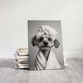 Load image into Gallery viewer, Custom Dog ArtCavapoo Bathroom Canvas – Luxurious Bath Decor for Dog Lovers
