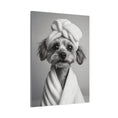 Load image into Gallery viewer, Custom Dog ArtCavapoo Bathroom Canvas – Luxurious Bath Decor for Dog Lovers