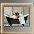 Load image into Gallery viewer, Custom Dog ArtCavapoo Bathtub Art | Personalized Dog Portrait
