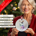 Load image into Gallery viewer, Custom Dog ArtChihuahua Christmas Ornament | Personalized