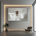 Load image into Gallery viewer, Custom Dog ArtChocolate Lab Bathtub Art - Personalized Dog Bath Art