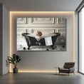Load image into Gallery viewer, Personalized Photo of your Dog in bubble filled Bathtub Canvas Art