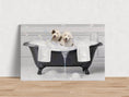 Load image into Gallery viewer, Custom Dog ArtCustom Dog Bathroom Art Featuring your Beloved Pets. Capture their Unique Personality in a Custom Pet Portrait