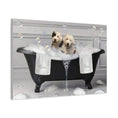 Load image into Gallery viewer, Custom Dog ArtCustom Dog Bathroom Art Featuring your Beloved Pets. Capture their Unique Personality in a Custom Pet Portrait