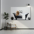 Load image into Gallery viewer, Custom Dog ArtCustom Dog in Bathtub Art | Pet Portrait