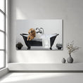Load image into Gallery viewer, Custom Dog ArtCustom Dog in Bathtub Art | Pet Portrait