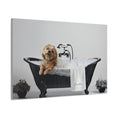Load image into Gallery viewer, Custom Dog ArtCustom Dog in Bathtub Art | Pet Portrait